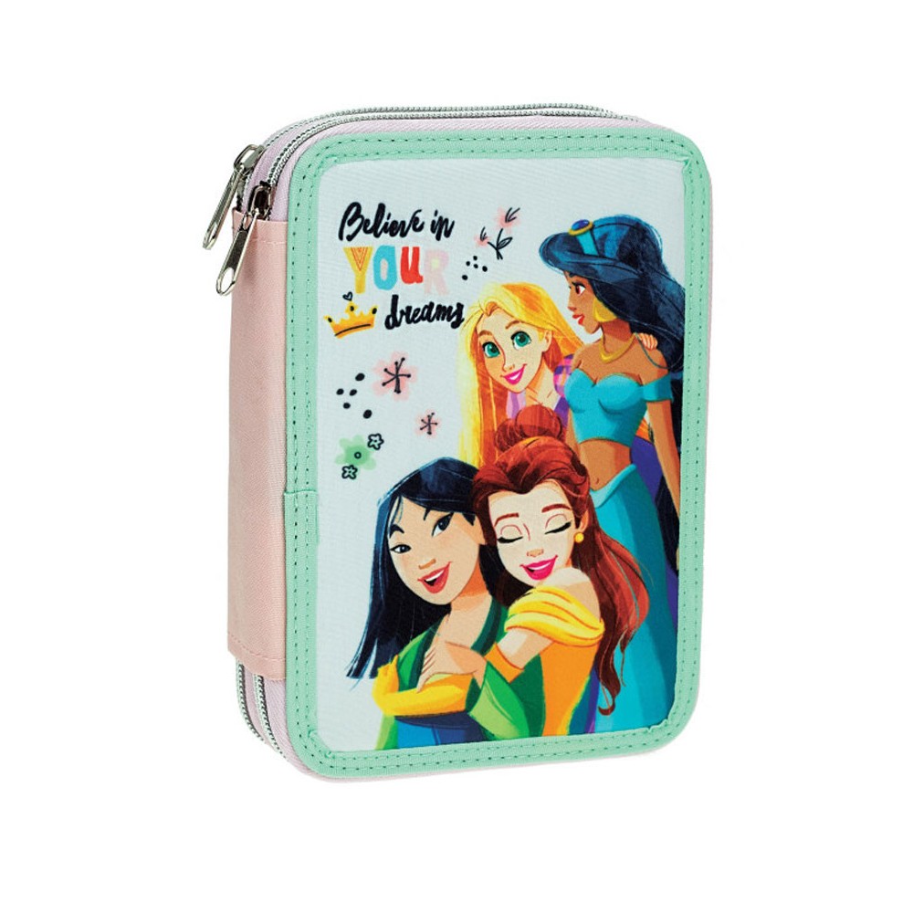Disney Princess Made of Magic filled 2-tier pencil case