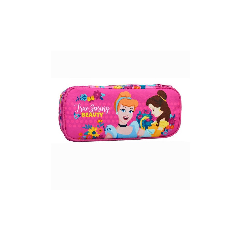 Disney Princess Spring 2-compartment pencil case 26 cm