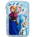 Disney Frozen Fun filled pencil case 3-tier