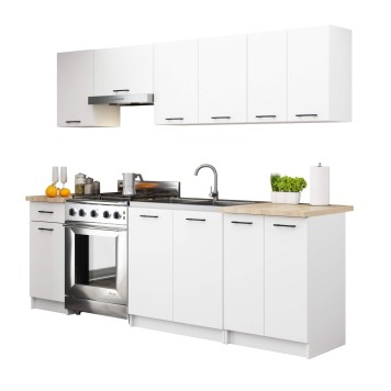 Szafka OLIWIA S60 2D BIAŁA + BLAT