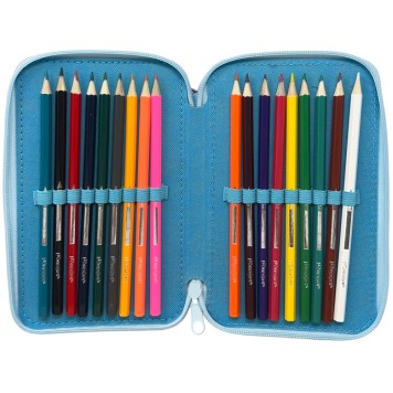 Disney Frozen Fun filled pencil case 3-tier