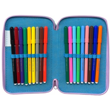 Disney Frozen Fun filled pencil case 3-tier