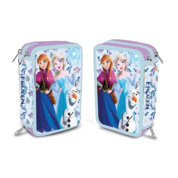 Disney Frozen Fun filled pencil case 3-tier