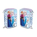 Disney Frozen Fun filled pencil case 3-tier