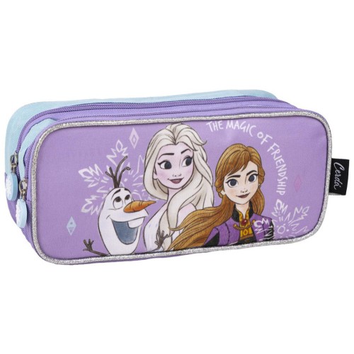 Disney Frozen Magic 2-compartment pencil case 22.5 cm
