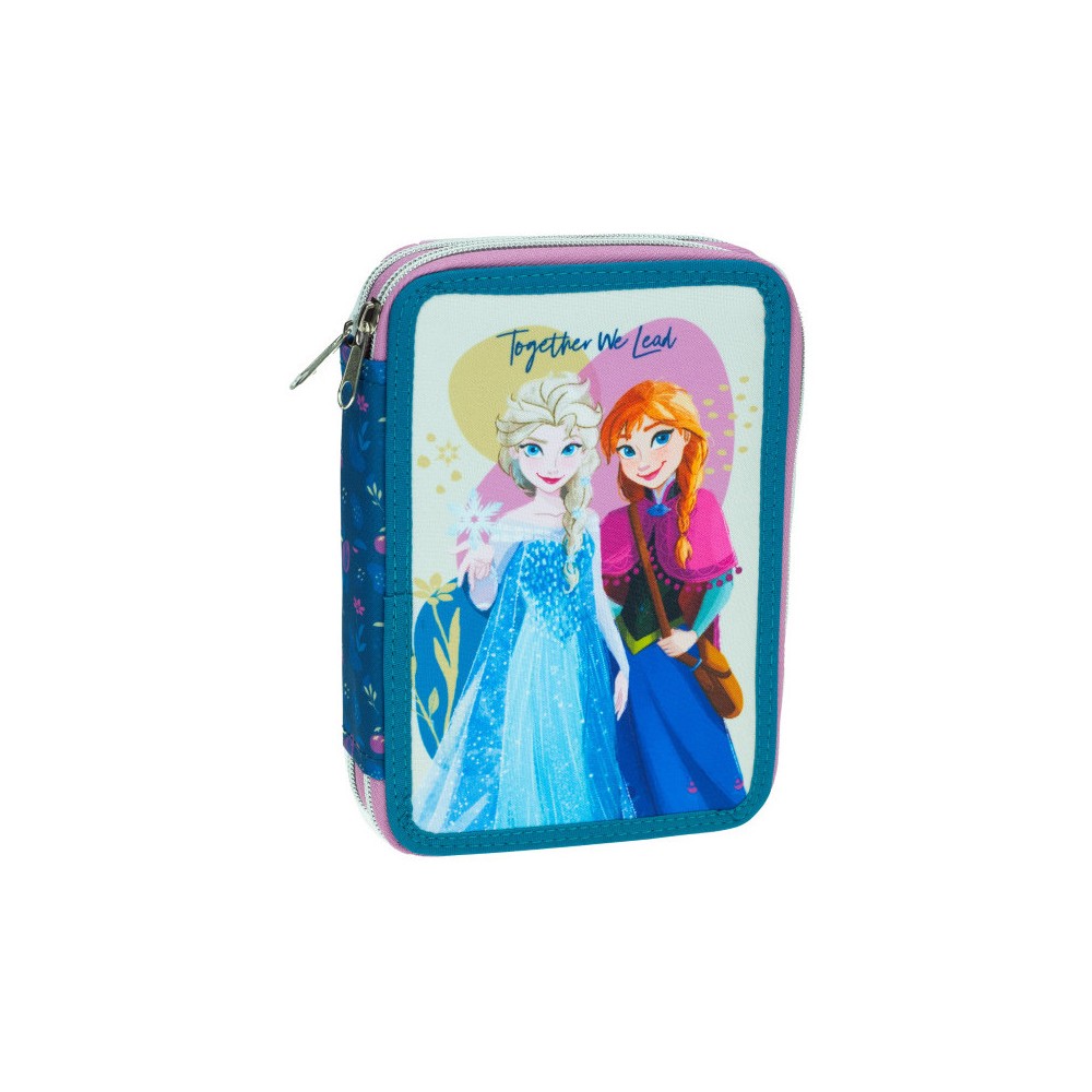 Disney Frozen Together filled pencil case with 2 levels