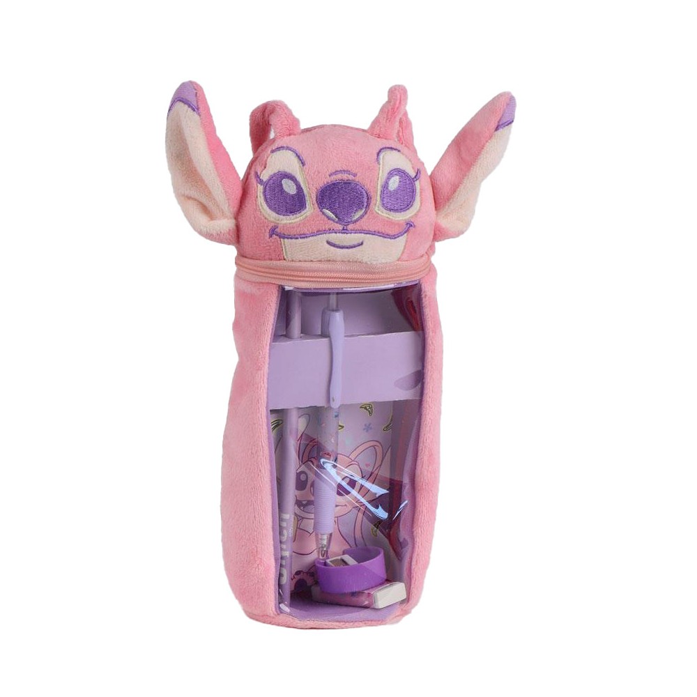 Disney Lilo and Stitch Angel plush filled pencil case