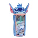 Disney Lilo and Stitch Blue plush filled pencil case
