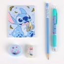 Disney Lilo and Stitch Blue plush filled pencil case