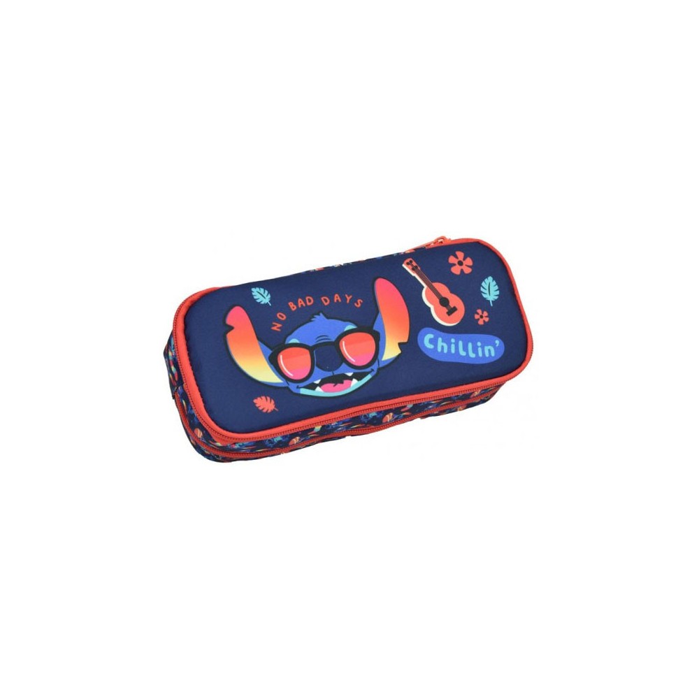 Disney Lilo and Stitch Chillin' 2-compartment pencil case 23.5 cm