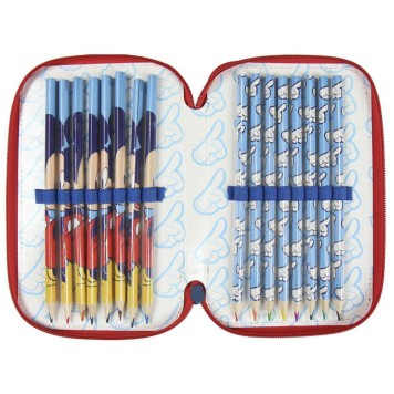 Disney Mickey  pencil case filled with 3 tiers
