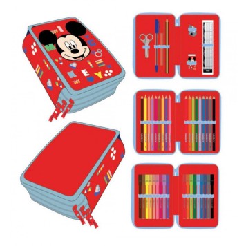 Disney Mickey  3-level filled pencil case
