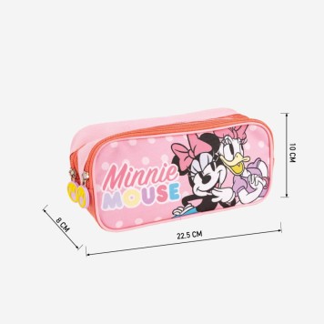 Disney Minnie  Daisy 2-compartment pencil case 22.5 cm