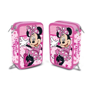 Disney Minnie  Lovely Charm 3-tier filled pencil case