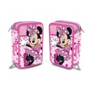 Disney Minnie  Lovely Charm 3-tier filled pencil case