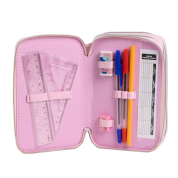 Disney Minnie  Music pencil case with supplies, 3 layers