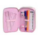 Disney Minnie  Music pencil case with supplies, 3 layers