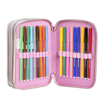 Disney Minnie  Music pencil case with supplies, 3 layers