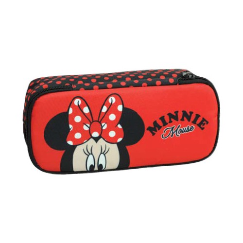 Disney Minnie  Red Dots 2 compartment pencil case 26 cm
