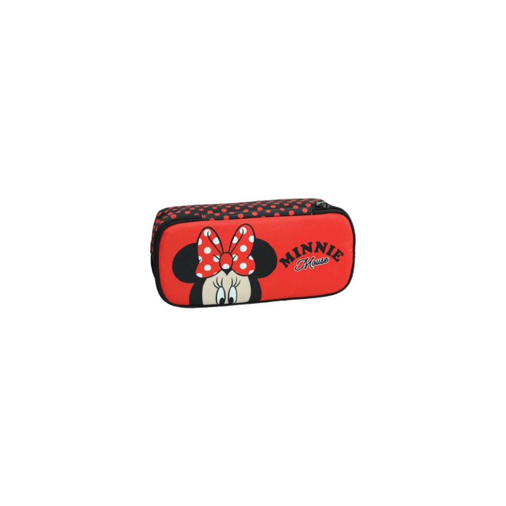 Disney Minnie  Red Dots 2 compartment pencil case 26 cm