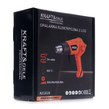 Opalarka Elektryczna z LCD 2000W KD3029