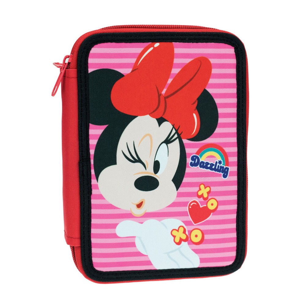 Disney Minnie  Wink filled pencil case 2 levels