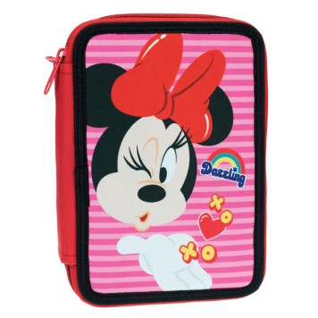 Disney Minnie  Wink filled pencil case 2 levels