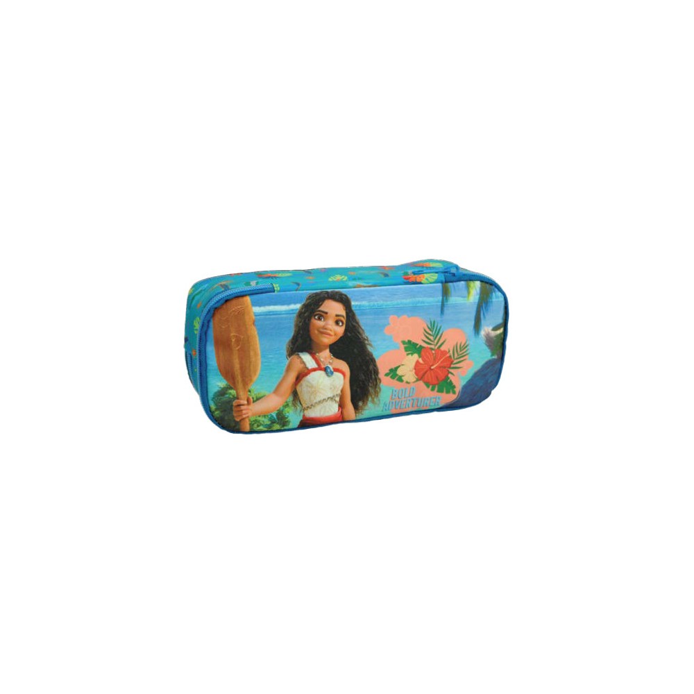 Disney Vaiana Bold Adventurer 2-compartment pencil case 26 cm