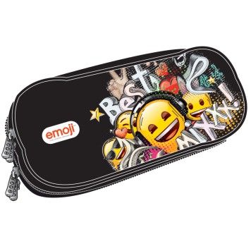 Emoji  Mix 2-compartment pencil case 26 cm