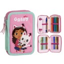 Gabby's Dollhouse Hey filled pencil case 2-story