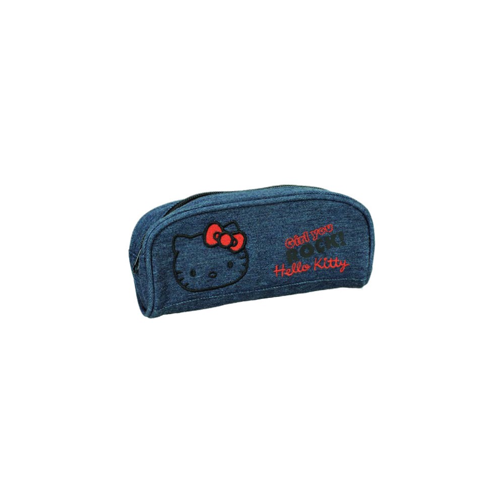 Hello Kitty Denim pencil case 24 cm