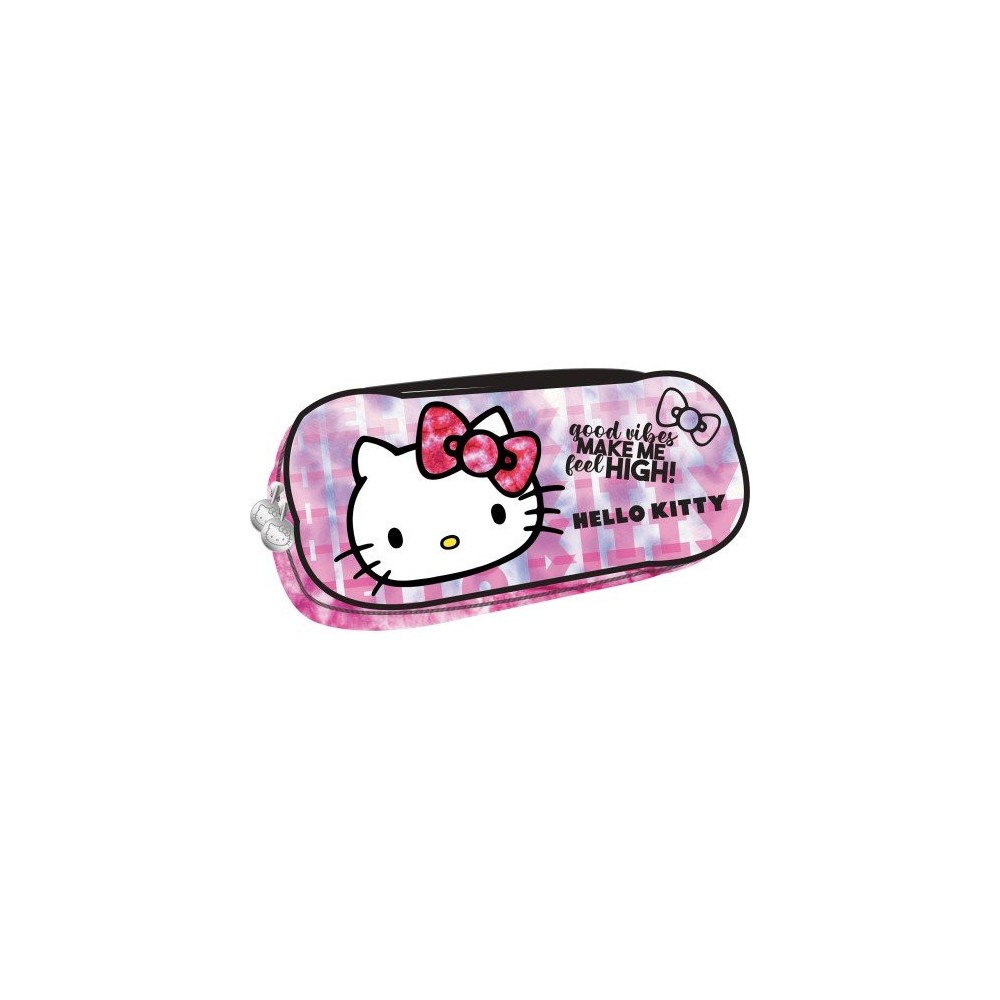 Hello Kitty Good Vibes 2-compartment pencil case 26 cm