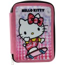 Hello Kitty Good Vibes 2-layer filled pencil case