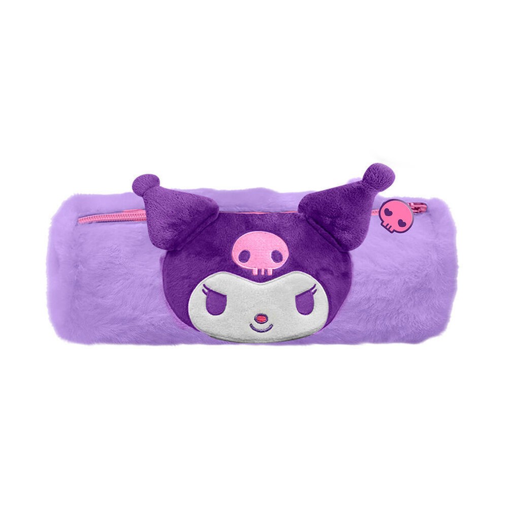 Hello Kitty Kuromi plush pencil case 22 cm