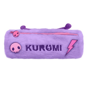 Hello Kitty Kuromi plush pencil case 22 cm