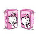 Hello Kitty Pinky filled pencil case 3-level