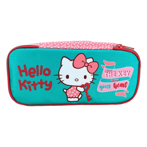 Hello Kitty Sweetheart 2 compartment pencil case 26 cm