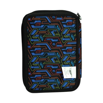 Hot Wheels Activate filled two-deck pencil case