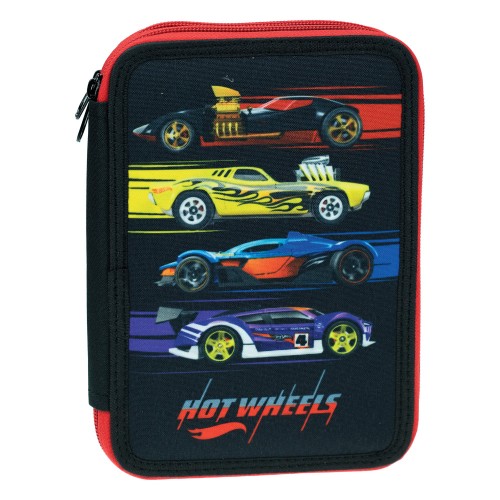 Hot Wheels Competition filled 2-tier pencil case