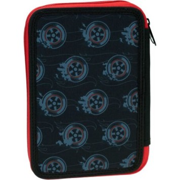 Hot Wheels Competition filled 2-tier pencil case
