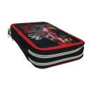Hot Wheels No limits filled pencil case, 2 levels