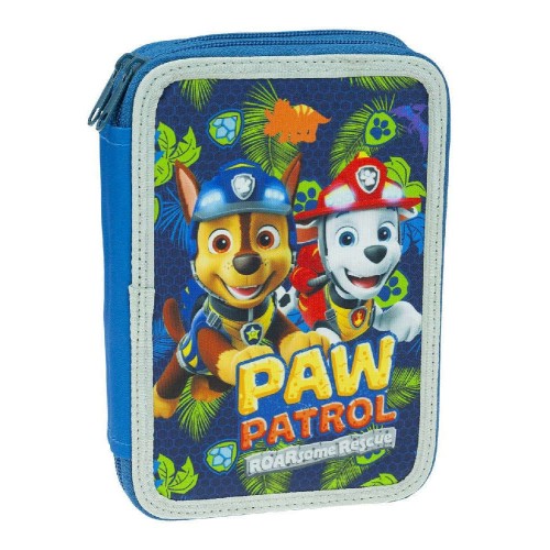 Paw Patrol Dino Rescue pencil case filled, 2 levels