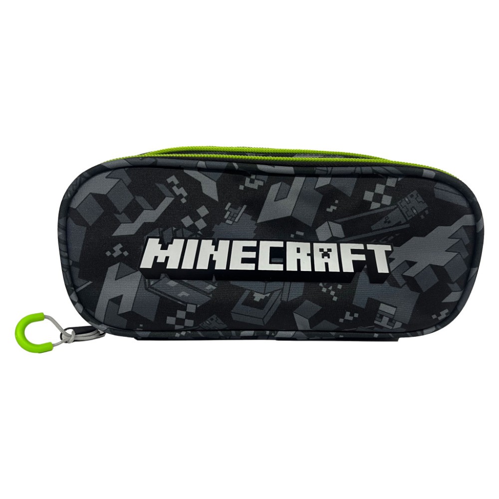 Minecraft Camo Terra Pencil case with 2 compartments 23.5 cm