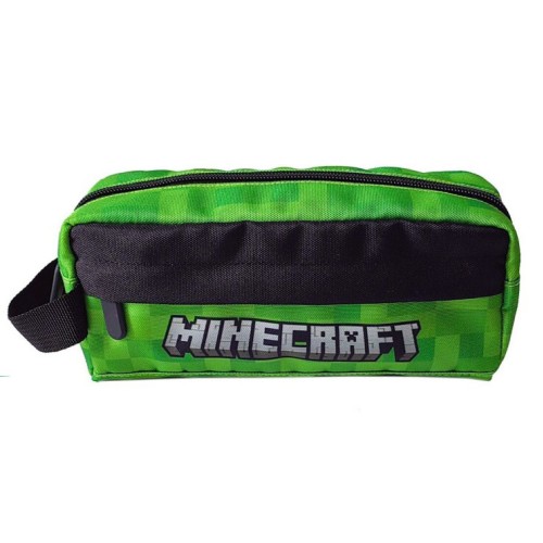 Minecraft 2-compartment pencil case 23 cm