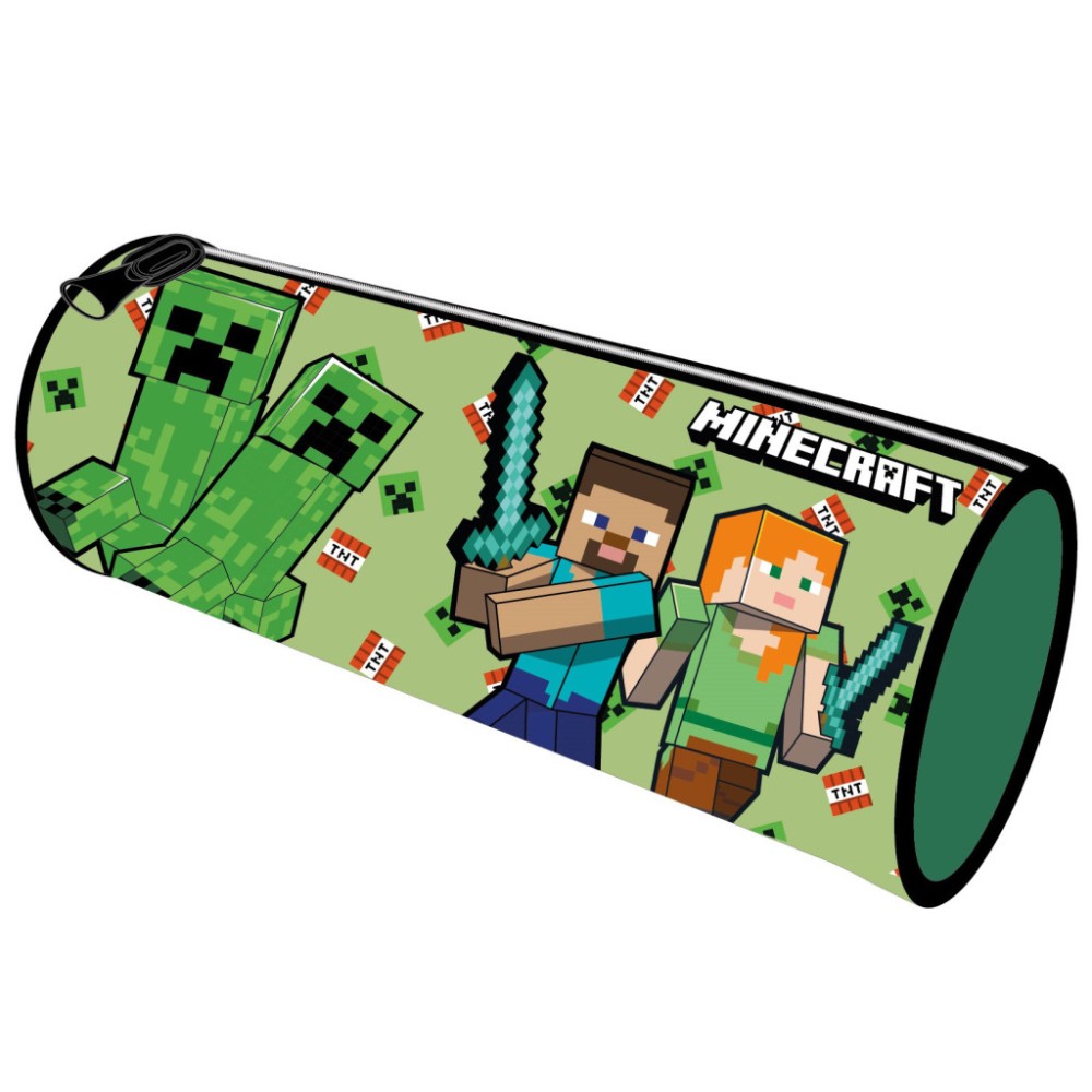 Minecraft Pixel Gear pencil case 23 cm