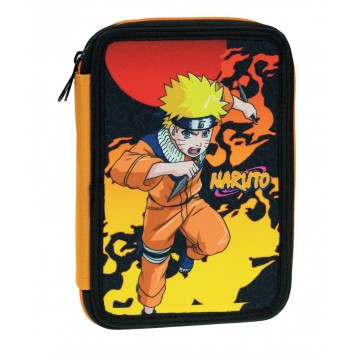 Naruto Fire filled pencil case, 2 layers