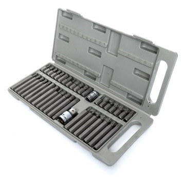 Komplet Bitów specjalnych KD10219 HEX, TORX, SPLINE 40cz.