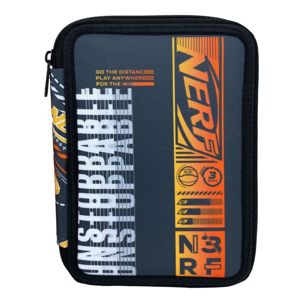 Nerf Unstoppable filled pencil case, 2 layers