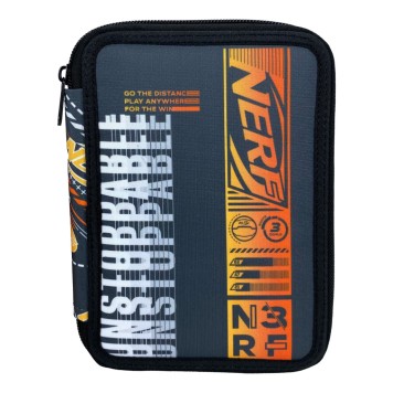 Nerf Unstoppable filled pencil case, 2 layers