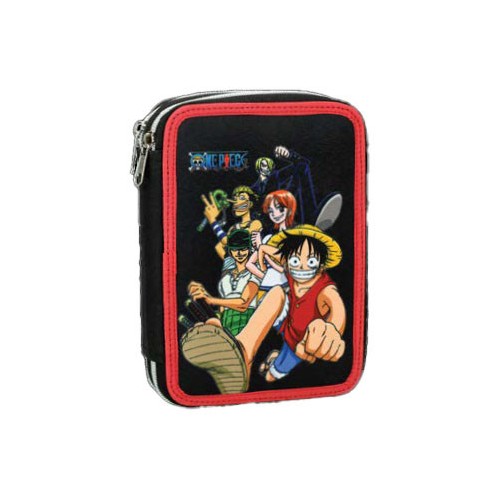 One Piece Fleet filled 2-tier pencil case